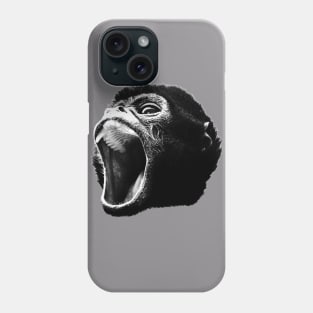 Screaming monkey Phone Case