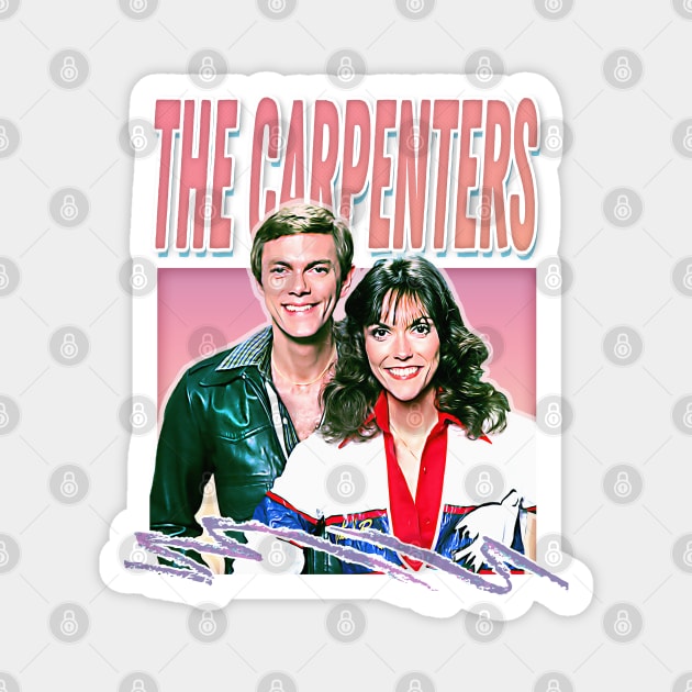 The Carpenters / Retro 70s Aesthetic Fan Design Magnet by DankFutura