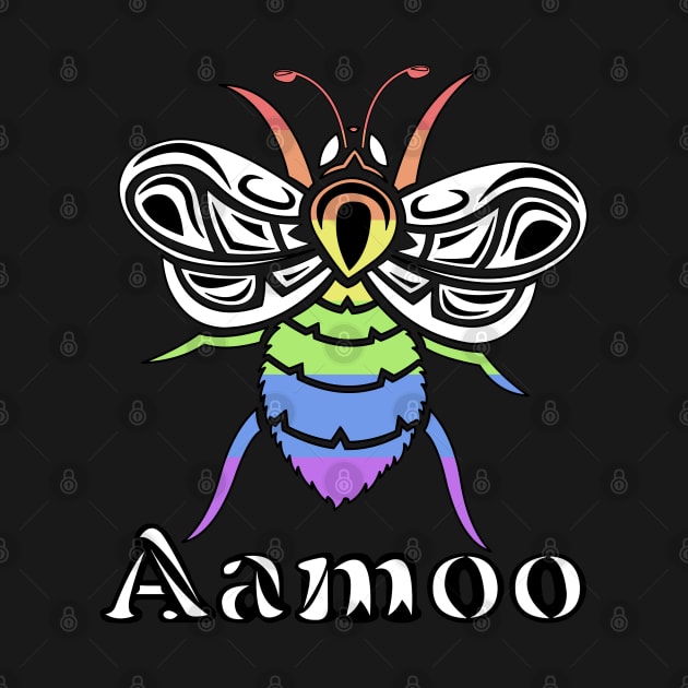 Pride Ally Aamoo (Bee) by KendraHowland.Art.Scroll