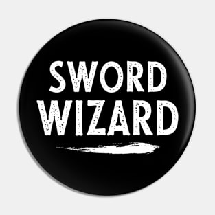 Sword Wizard Pin