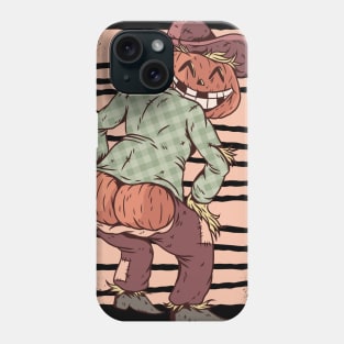 Cheeky pumpkin shows his butt Phone Case