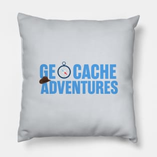 Geocache Adventures (no boarder) Pillow