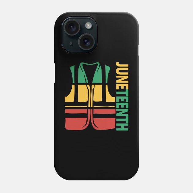 Freedom Day Vest Coworker Swagazon Associate Juneteenth Phone Case by Swagazon