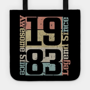 37th Birthday Gift Idea Awesome Since 1983 Tote