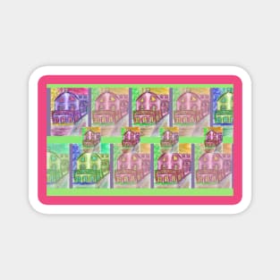 Amityville Horror House Inspired Pop Art Magnet