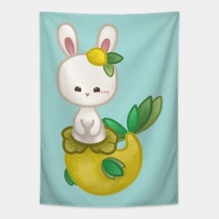 Bunny Lemon Mermaid Tapestry