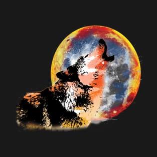 Full moon wolf T-Shirt