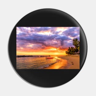 Mauritian Sunset Pin