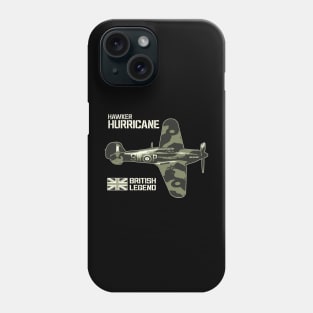 Hawker Hurricane  Aircraft Airplane Aeroplane RAF Plane UK British Legend Phone Case