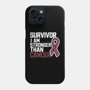 Survivor I'm Stronger Than Oral Head & Neck Cancer Survivor Phone Case