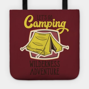 Let's Go Camping Tote