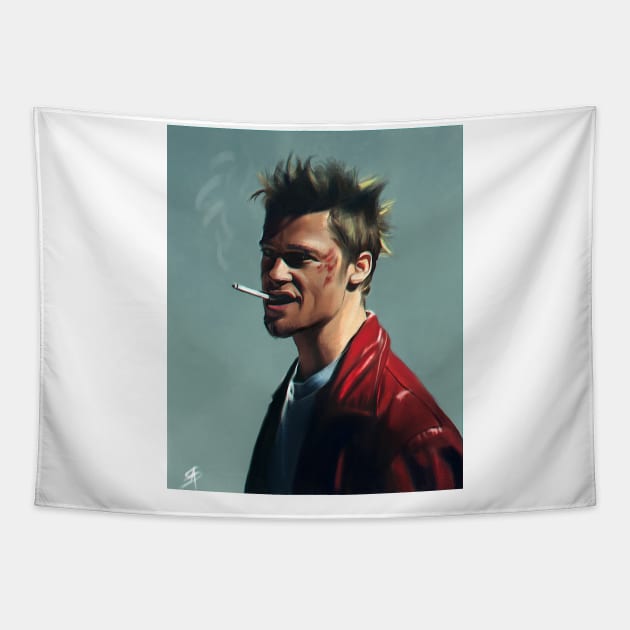 Tyler Durden Tapestry by TheSig