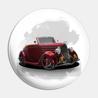 1936 Ford Deluxe Convertible Pin