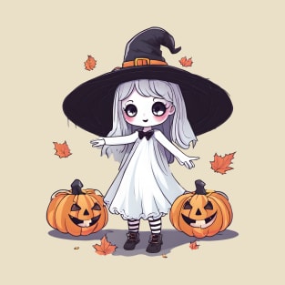 Cute Ghost Witch T-Shirt