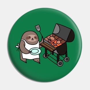 Sloth Cooking on the Grill Pin