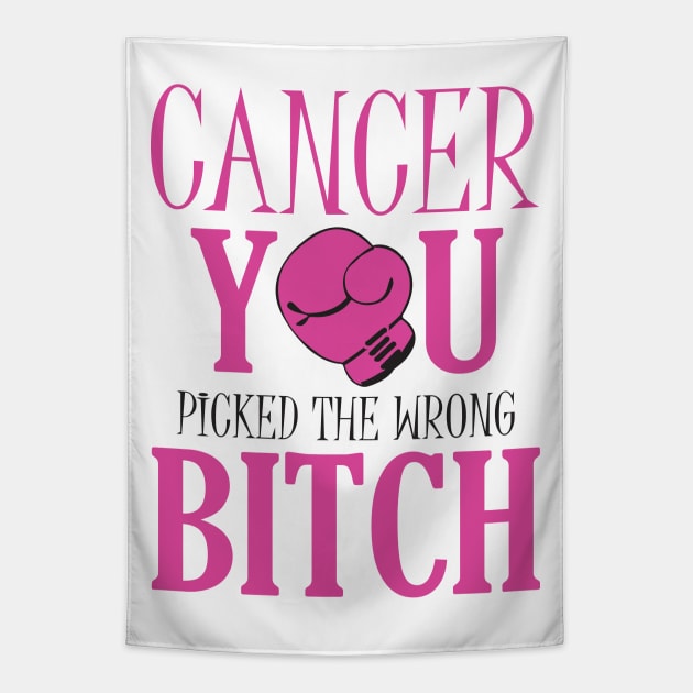 Cancer, you picked the wrong bitch! Tapestry by nektarinchen