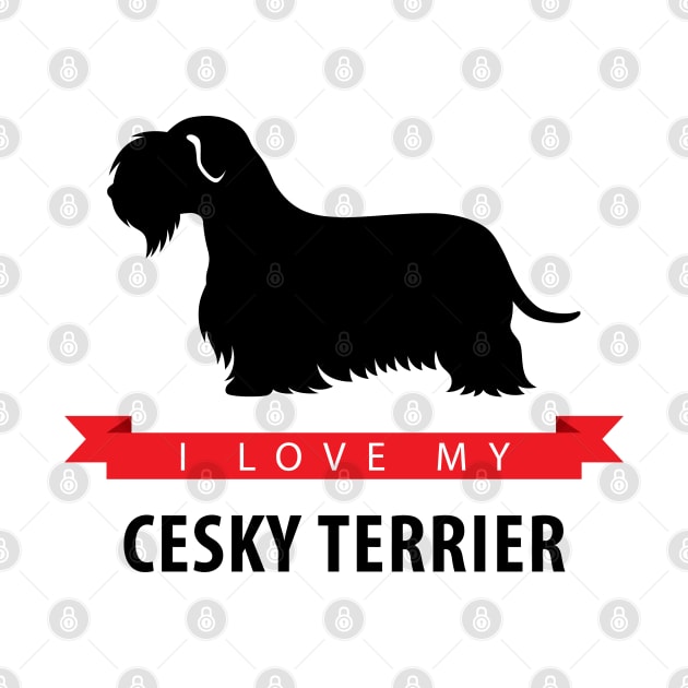 I Love My Cesky Terrier by millersye