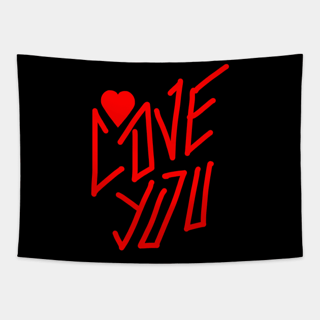 Love you Tapestry by saf skateboard