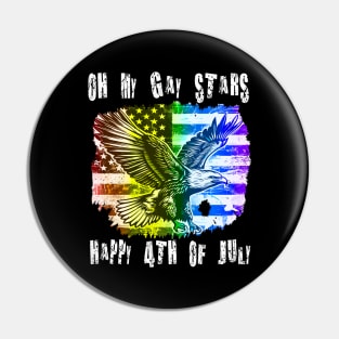 4th Of July Patriotic Pin