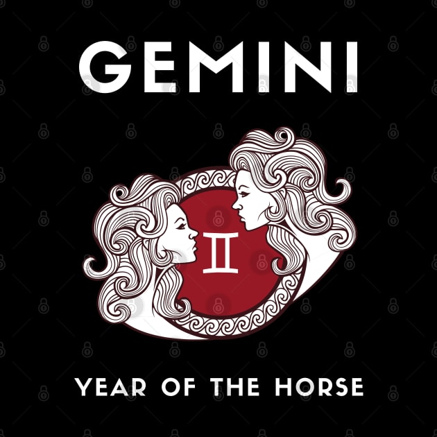 GEMINI / Year of the HORSE by KadyMageInk