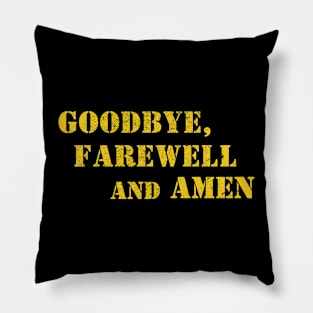 M*A*S*H 4077 Old Vintage Text Pillow