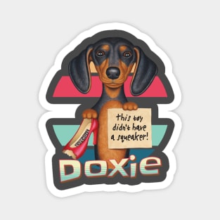 Fun cute fur baby  mom dad gift Doxie Dachshund dog Magnet