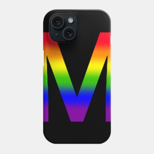 Rainbow Letter M Phone Case