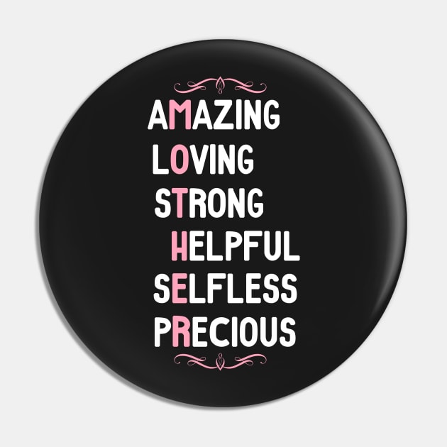 Amazing Loving Mother Appreciation Pin by chimpcountry