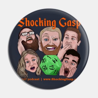 Shocking Gasp Logo Pin