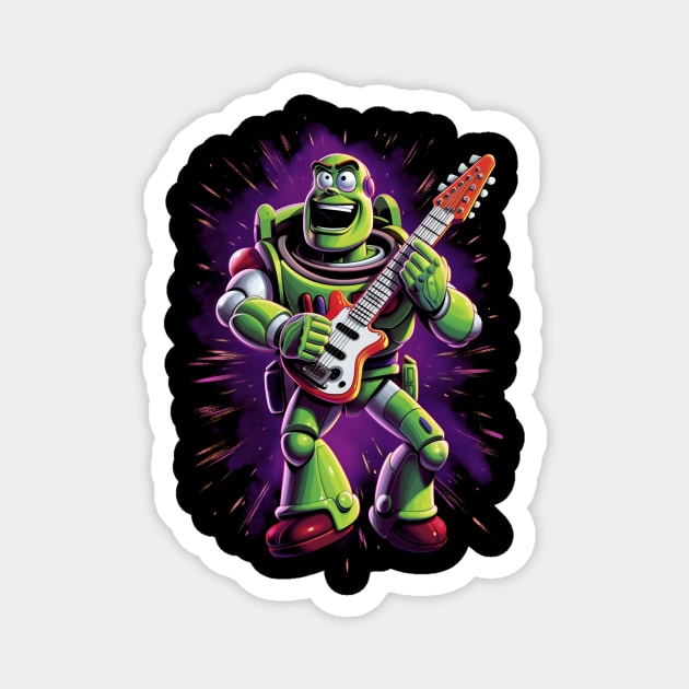 Metal Buzz Magnet by difrats