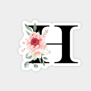 LETTER MONOGRAM H Magnet