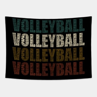 Volleyball Dad - Funny Sports Lovers Gift For Papa Tapestry