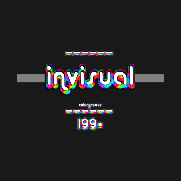 Invisual 1990 ColorGroove Retro-Rainbow-Tube nostalgia (wf) by Blackout Design