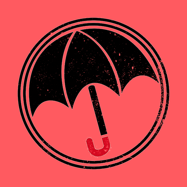 Umbrella Academy Logo Distressed by Bevatron