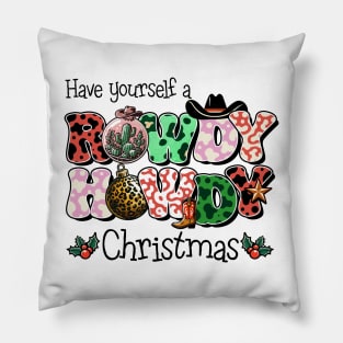 Howdy Christmas Pillow