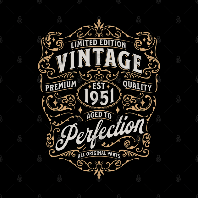 Limited edition vintage 1951 birthday gift by BestCatty 