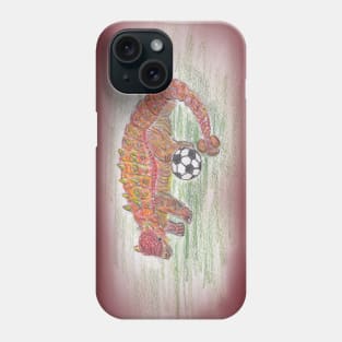 Soccer-saurus Phone Case