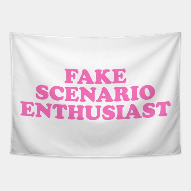 Fake Scenario Enthusiast Top y2k Tapestry by ILOVEY2K