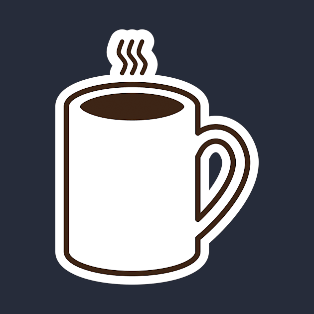 vector illustration of a cup of hot coffee by Bubsart78