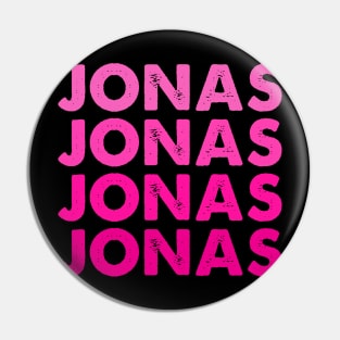 Vintage Name Jonas I Love Jonas Pin