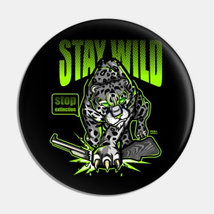 Stay wild Pin