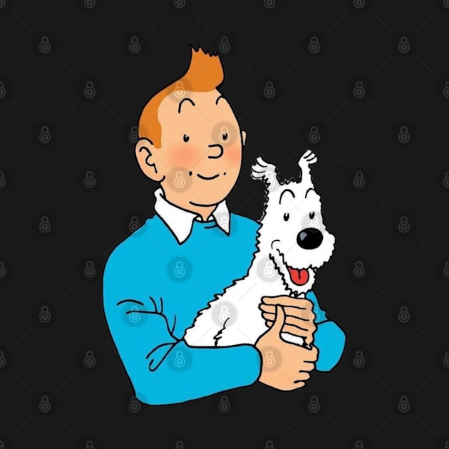 Tintin Tintin And Milou by Antoneshop