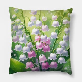 Lily of The Valley Pillow