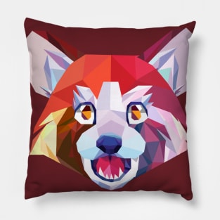 Low-Poly Redpanda Pillow