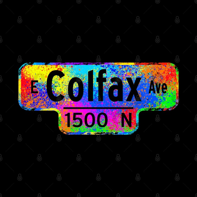 East Colfax Street Sign - Color by South-O-Matic