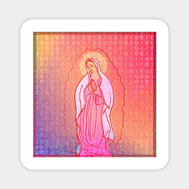 Holy e-Mary Magnet by nicoelmito