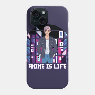 Anime is Life - Retro Style Phone Case