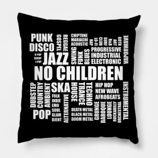 Jazz No Children Pillow