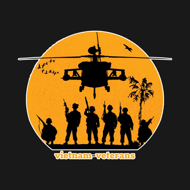 Vintage Army Attack Helicopter War Vietnam Vetrans Soldiers Birthday gift by GBDesigner