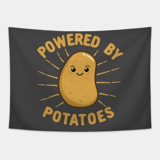 Powered By Potatoes Tapestry